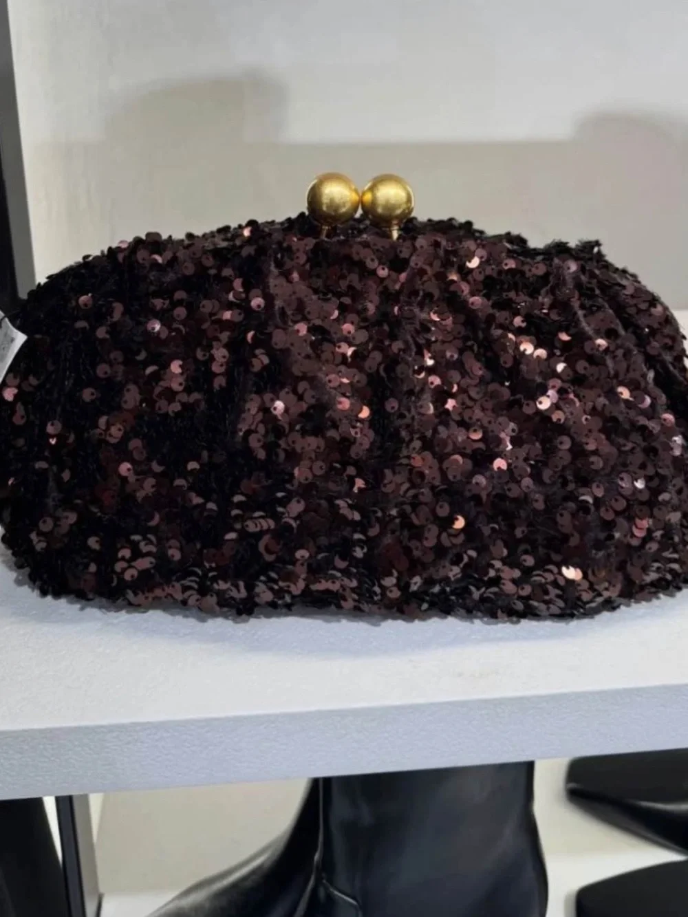 Zara handheld sequin